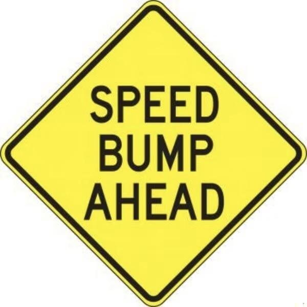 Accuform SURFACE DRIVING CONDITIONS SIGN FRW416HP FRW416HP - main